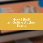 How I Built an Online Author Brand